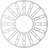 36"OD x 13 1/8"ID x 1"P Hale Architectural Grade PVC Pierced Ceiling Medallion-40715021-40714096
