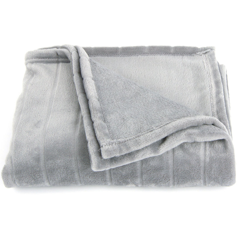 Throw Blanket, 50" W x 70" L, Gray