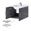 Free Standing Wall Mounted Single Double With Top