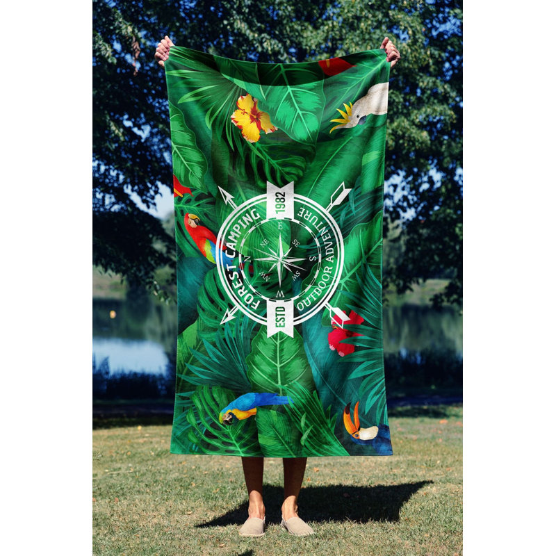 Extra Large Beach Towel, Microfilament Fabric, 27.6 x 51.2 inches | 70% Polyester / 30% Polyamide, Quick-Dry & Lightweight | Perfect for Beach, Pool, or Picnic, Soft & Absorbent for Ultimate Comfort