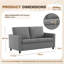 2 Seater Linen Loveseat-229843652