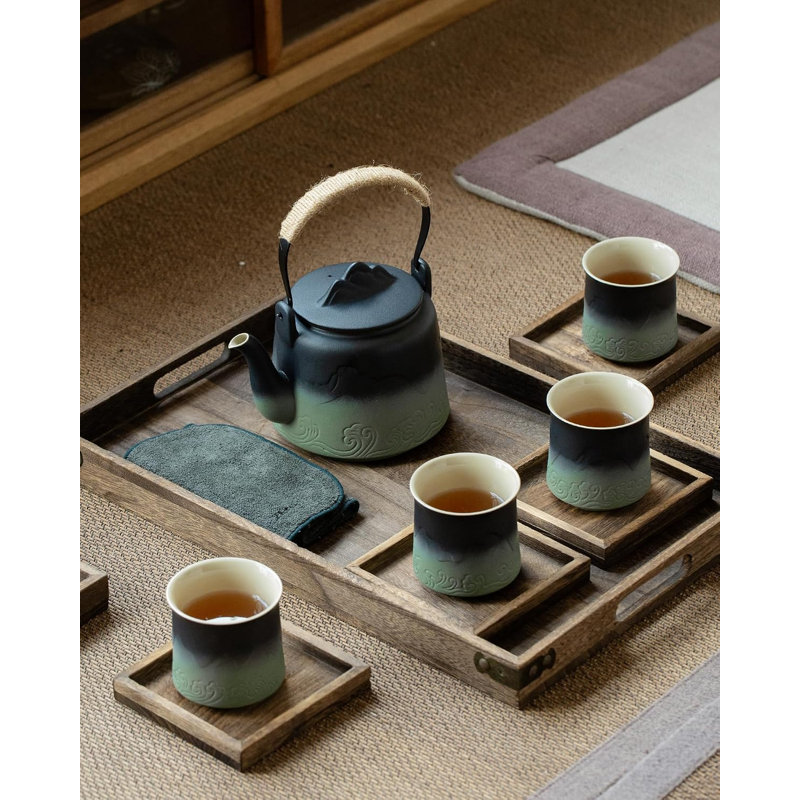 Service à thé japonais rétro