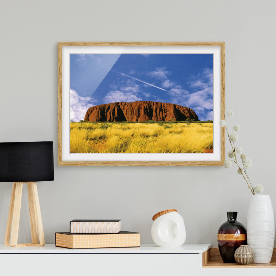 Gerahmtes Poster Uluru