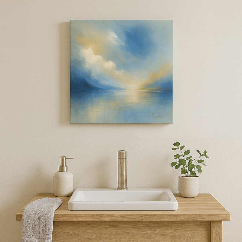 " Tranquil Dawn Lakeview " Print, 20" H x 20" W x 1.5" D