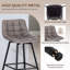Upholstered Counter Stool with Metal Frame-61601234-135456941