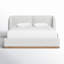 Lit en tissu Earley Boucle-88523744