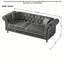 Canapé de 83 po Chesterfield Tech