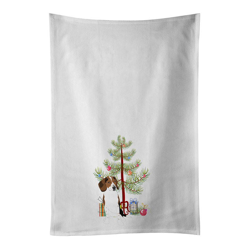 Ensemble de 2 essuie-tout de Noël Beagle