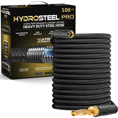 Tuyau d'arrosage en acier inoxydable Hydrostel Pro