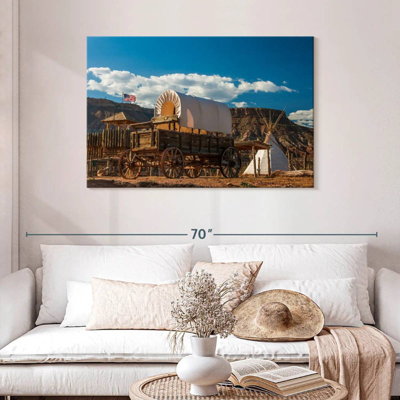 Lelar Prairie Schooner, 30" H x 45" W
