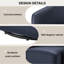Fauteuil demi-tonneau pivotant en similicuir-302150754