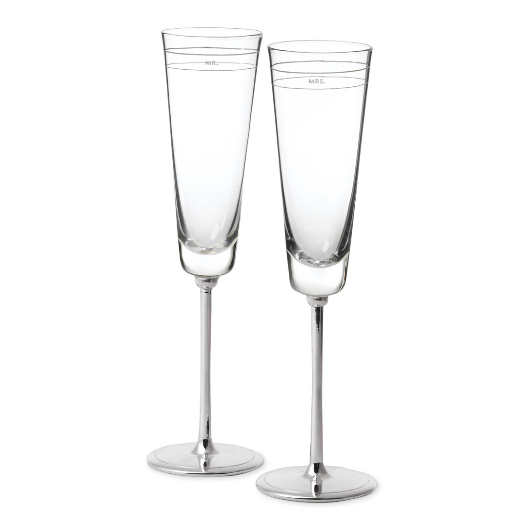 Darling Point 8oz. Crystal Flute Set kate spade new york