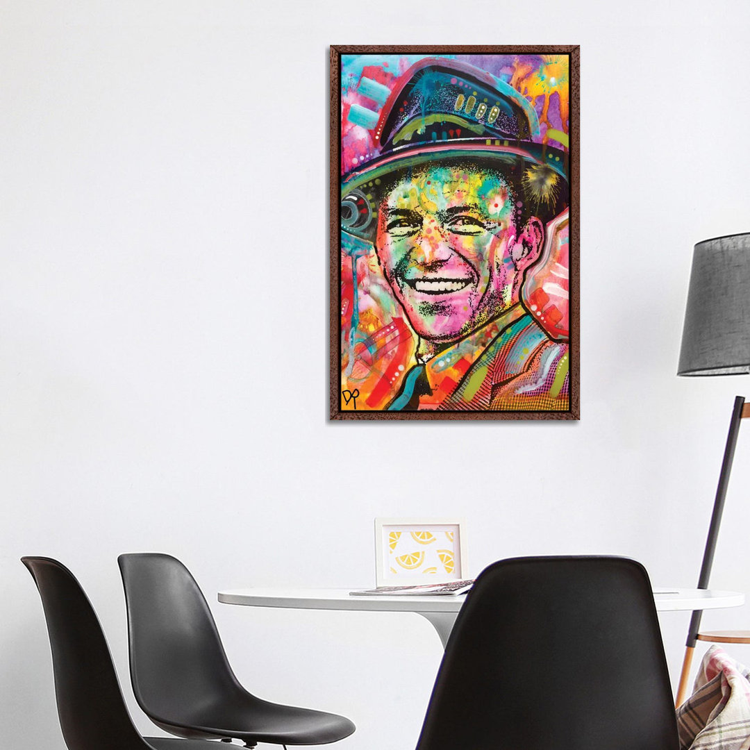 Leinwandbild - Grafikdruck „Frank Sinatra I” von Dean Russo