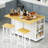 Door Internal Storage Rack Kitchen Island With Wheels And Power Outlet-1971016062