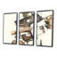 Gold Glam Squares II - ensemble d'art moderne sur toile encadrée moderne et contemporaine de 3-72043378-72043760