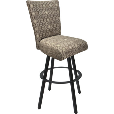 Très grand tabouret pivotant en métal 34 po - 700 Plus - Diamond sur base Warren