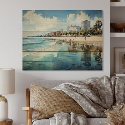 Myrtle Beach South III sur bois