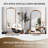 Arched Antique Ornate Full Length Floor Mirror w/Free Standing,71x30 inch-1215286757