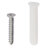 Floor Mount Dome Door Stop Value Pack-98376568-98376567