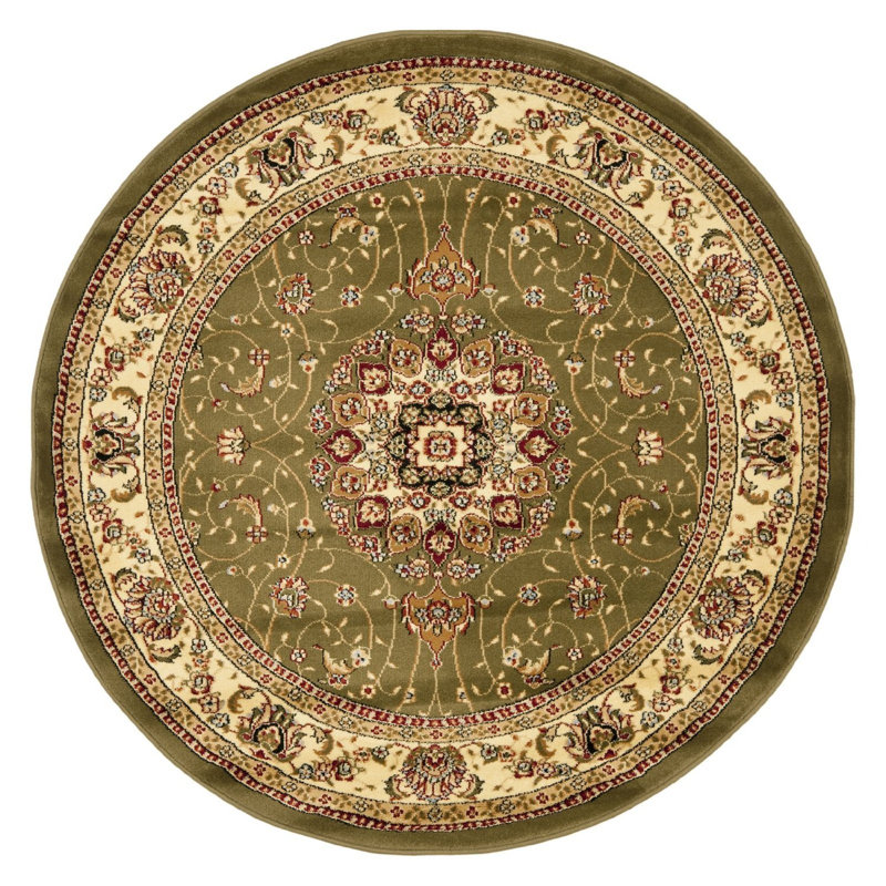 Malayah Performance Oriental Rug, Round 5'3"