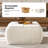 Lessman 37.25"W Mid-Century Modern Chenille Ottoman with Reversible Wood Tray Top and Storage-1406775887