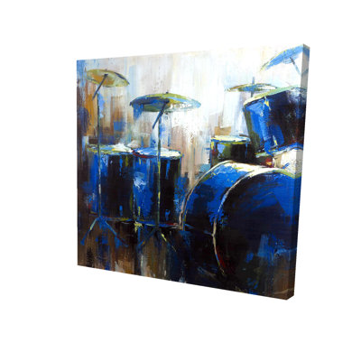 Asbtract Drums Print On Canvas