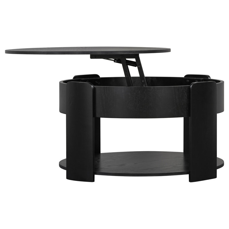 Table basse Farmhouse, Noir