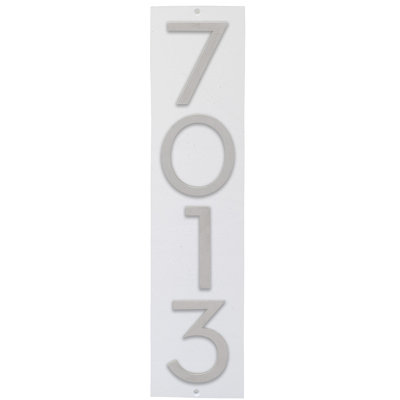Floating 1-Line Wall Address Plaque