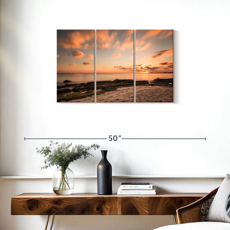 Gillard Seven Mile Beach Sunset, H 20 po x l 33 po