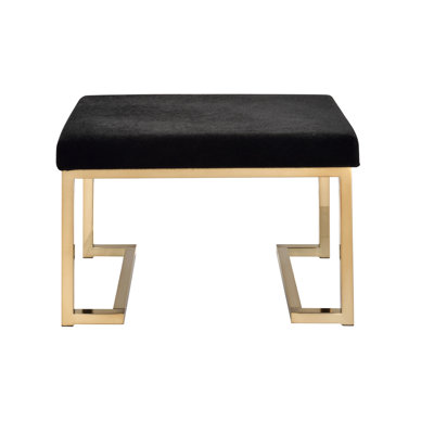 Black Fabric And Metal With 16" Seat Depth Armless In Construction