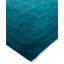 Overdyed Hand-Knotted Wool Modern-Contemporary Green Area Rug 9' 3" x 11' 7"