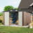 10 Ft. W X 8 Ft. D Metal Storage Shed With Metal Base Frame Kit-125529632-125529633