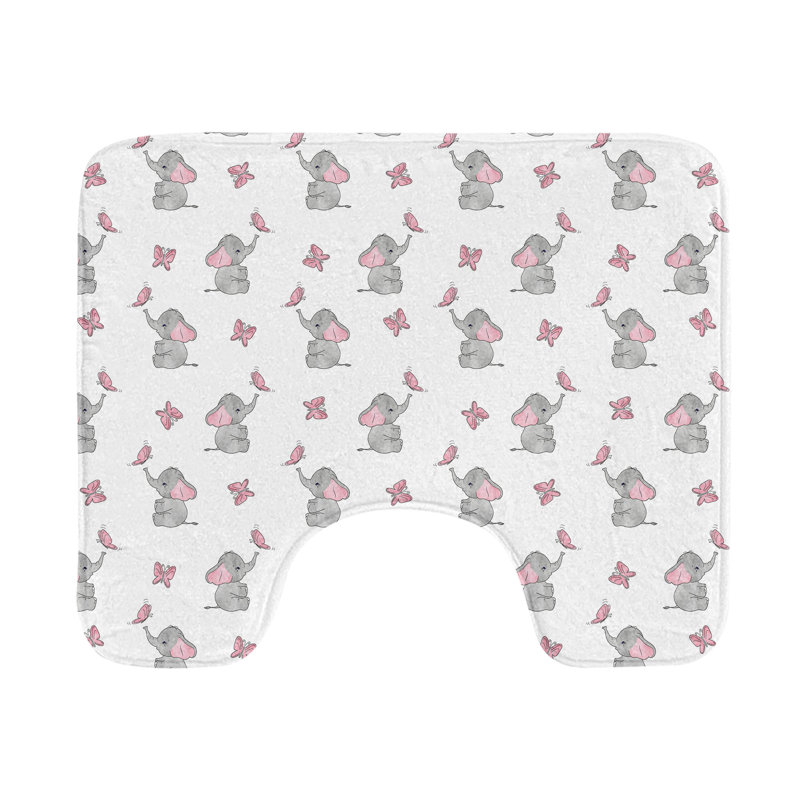  Tapis de salle de bain en forme de U Animal
