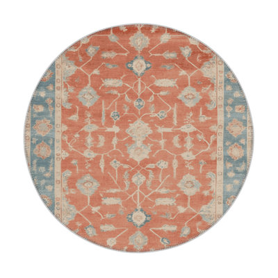 Overdyed Beige Indoor and Outdoor Area Rug