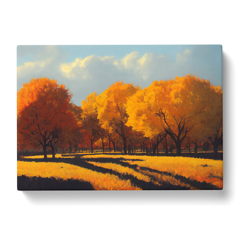 Autumn Forest Trees Vol.1 - Wrapped Canvas, 35cm H x 50cm W x 3cm D