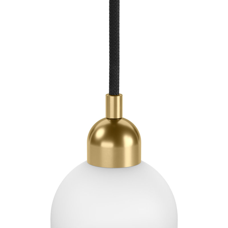 Odyssey 1 - Light Pendant, 13.82" H x 3.94" W x 3.94" D, Burnished Brass