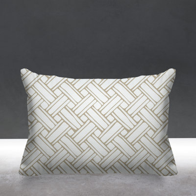 Abstract Outdoor Reversible Throw Pillow