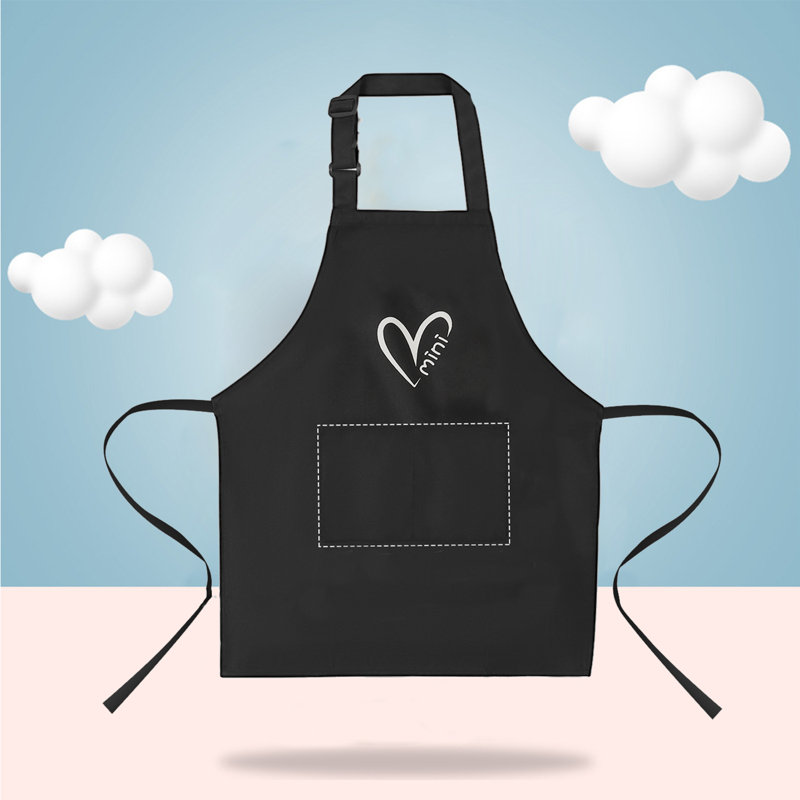 No Pattern Bib Apron, Toddler