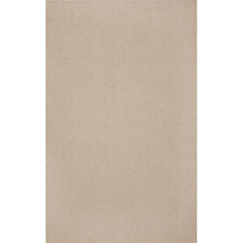 Tapis en laine crocheté à la main Dionne, Rectangle 8 pi x 10 pi