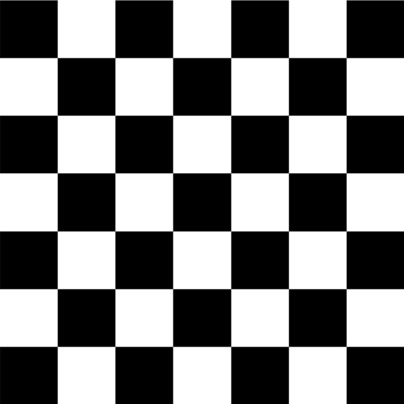 Papier peint adhésif Checkmate, Noir