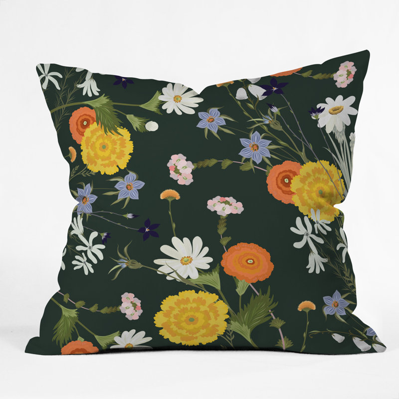 Coussin décoratif intérieur/extérieur iveta abolina lyonette, 16 po x 1 po