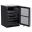 23.88" 22 Bottle and 112 Can Dual Zone Built-In Wine & Beverage Refrigerator with Stainless Steel Frame Glass Door