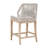 Upholstered Counter Stool with Metal Frame-90136332-90136333