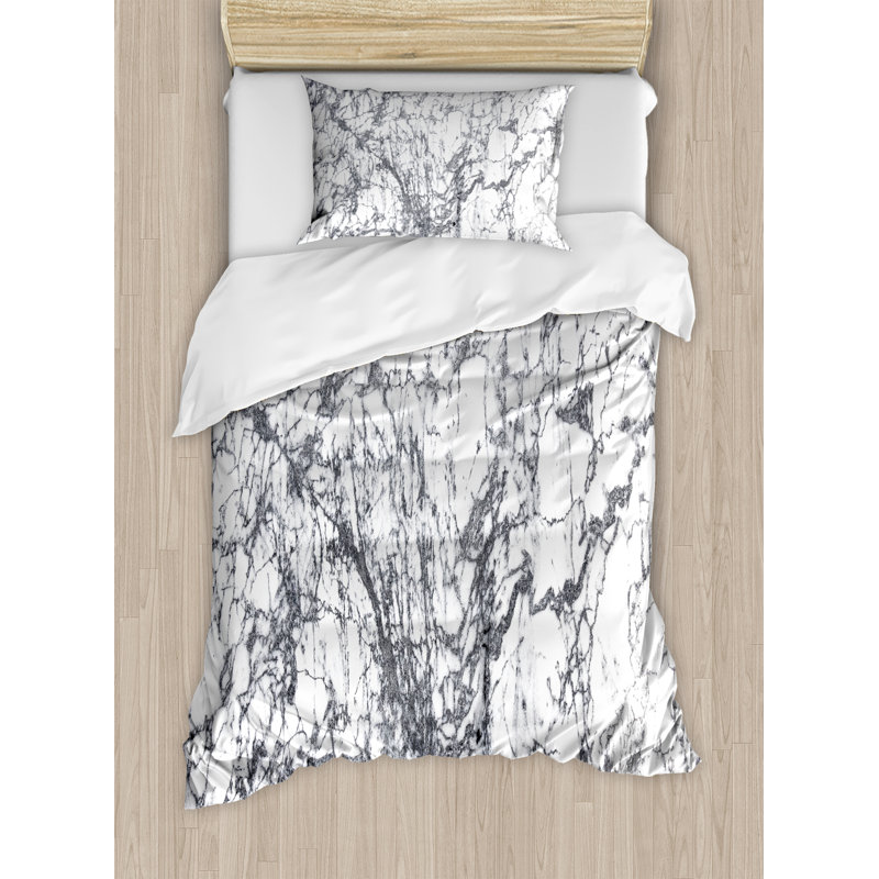 Apartment Rustic Polyester Abstract Duvet Cover, Twin