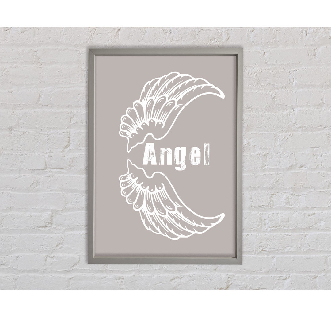 Angel Wings 3 Beige - Druck