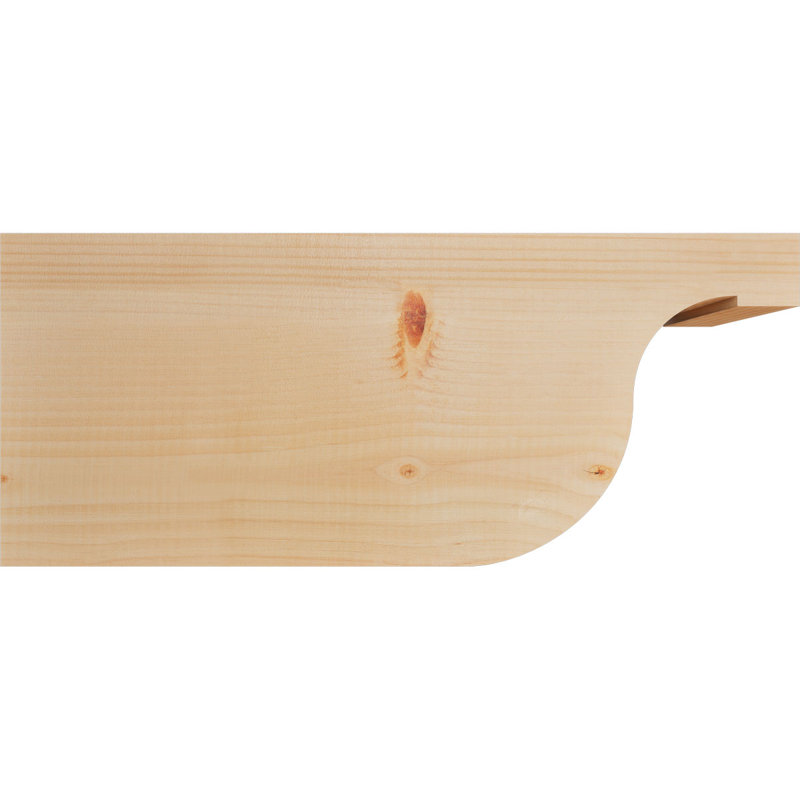 Queue de chevron lisse Del Monte, Sapin de Douglas, H 10 po x l 5 1/2 po x L 24 po