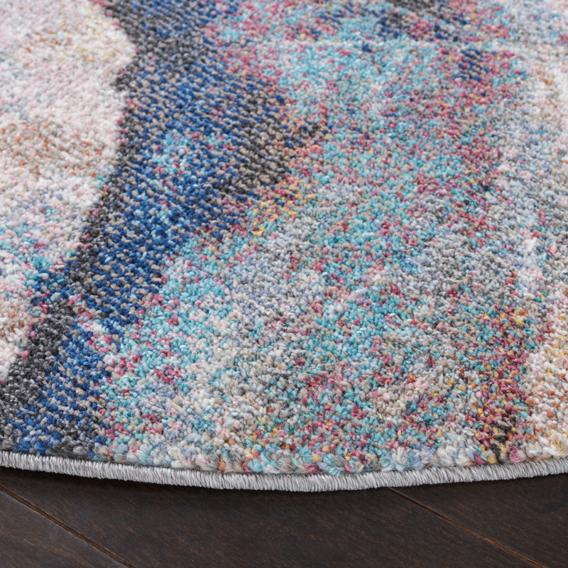 Anaston Performance Abstract Rug, Rectangle 5'3" x 7'7"