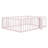 Floor Bed Frame With Fence And Door-1507780747