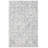Micro-Loop Hand Tufted Wool/Cotton Geometric Rug in Gray/Beige-1755155477