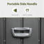 Boîte de rangement extérieure imperméable, grand bac de rangement pour patio pour coussins extérieurs, coussins décoratifs, outils de jardin, verrouillable-111475284-111475285